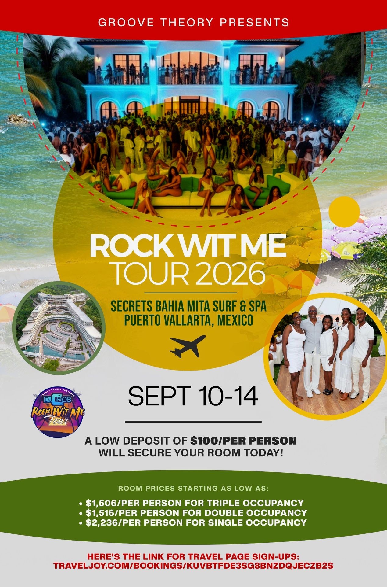 DJ C-Rob Rock Wit'Me Tour 2026- Puerto Vallarta